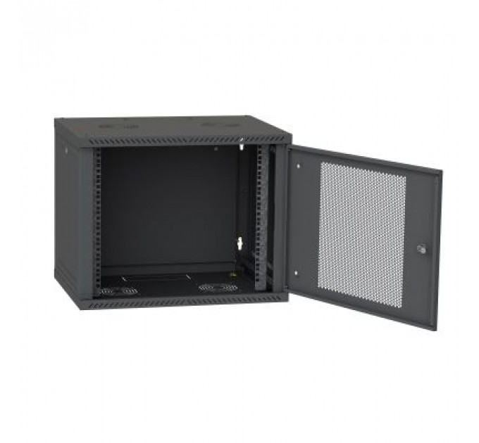 Шафа настінна Ipcom 12U 19" 600x450 RAL9005 (СН-12U-06-045-ДП-1)