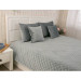 Руно Покривало Руно двостороннє декоративне Velour Dark Grey ромб 150х220 см (360.55_Dark Grey ромб)