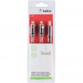 Belkin Кабель мультимедійний Jack 3.5mm to 2RCA Belkin (F3Y116BT2M)