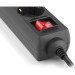 REAL-EL Мережевий фільтр живлення REAL-EL RS-PROTECT M 10m, black (EL122300037)