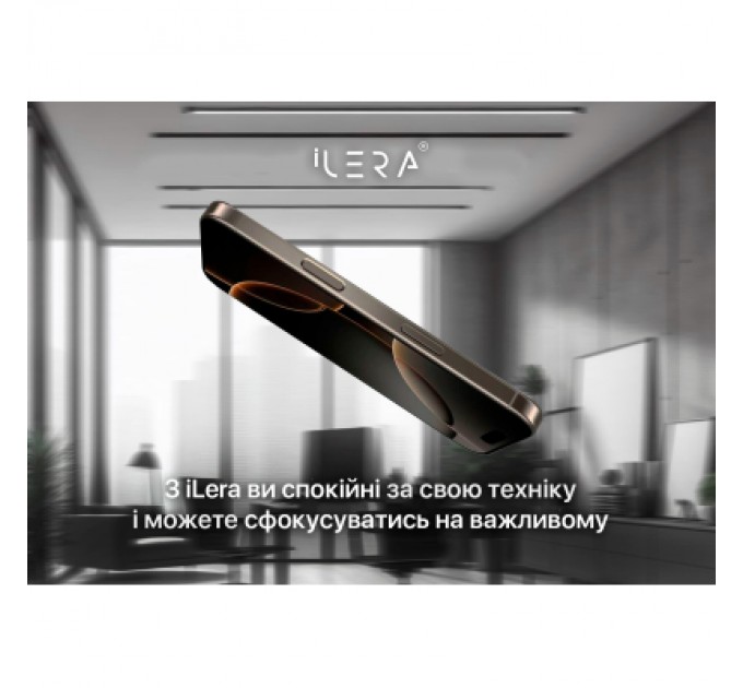 iLera Скло захисне iLera Sapphire Ultra + Glass iPhone 16 Pro Max (ILSPDL16PRMAX)