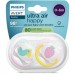 Philips AVENT Пустушка Philips AVENT Ultra Air 0-6 місяців 2 шт жовто-рожева (SCF080/24)