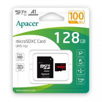Карта пам'яті Apacer 128GB microSD class 10 UHS-I V10 A1 (AP128GMCSX10UB-R)