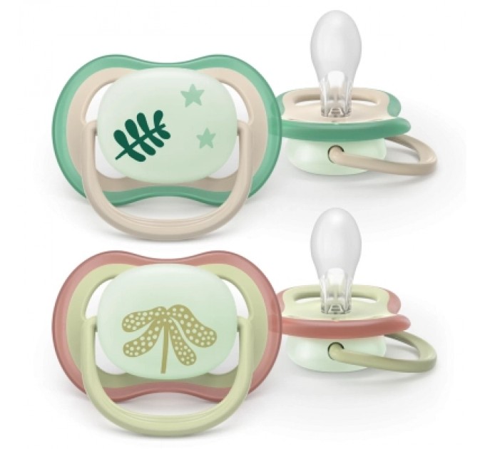 Philips AVENT Пустушка Philips AVENT Ultra Air Нічна 6-18 місяців 2 шт (SCF376/31)