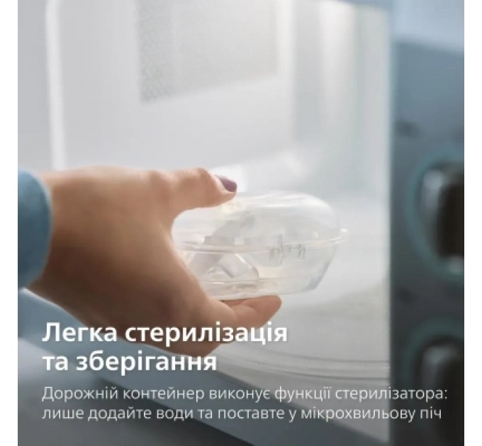 Philips AVENT Пустушка Philips AVENT Ultra Air Нічна 18+ місяців 2 шт, блакитно-жовта (SCF376/32)