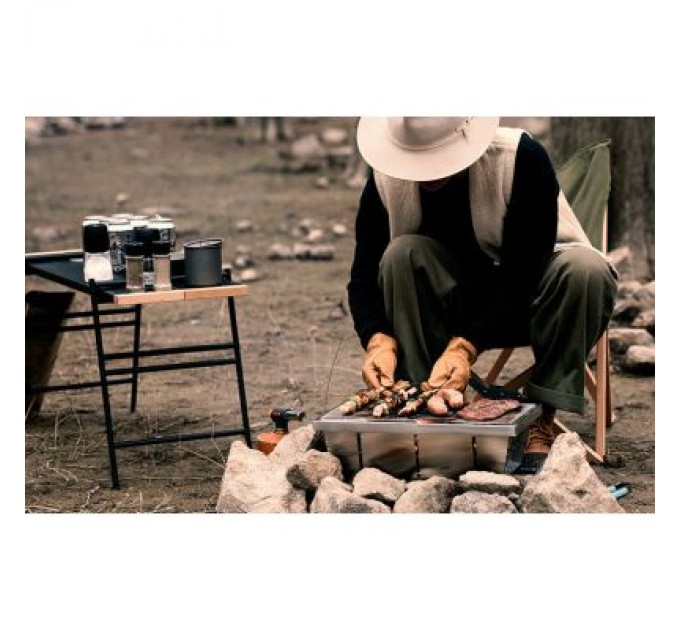 Naturehike Гриль-барбекю Naturehike Mini Picnic BBQ Grill NH20CJ006 Сталь (6927595767672)