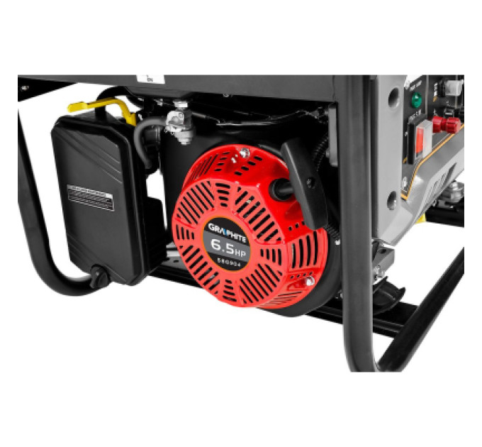 Graphite Генератор Graphite 230V (1 фаза), 2/2.2kW, ручний старт, AVR, 40кг (58G904)