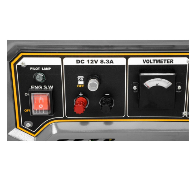 Graphite Генератор Graphite 230V (1 фаза), 2/2.2kW, ручний старт, AVR, 40кг (58G904)
