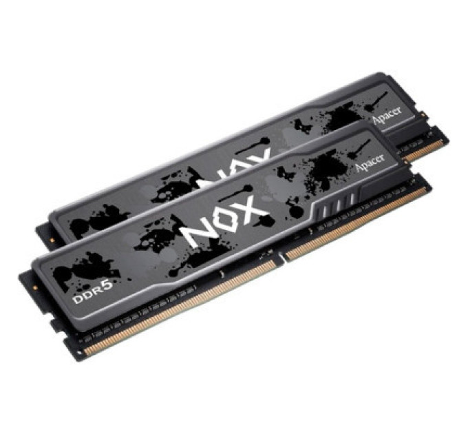 Apacer Модуль пам'яті для комп'ютера DDR5 32GB (2x16GB) 5200 MHz NOX Apacer (AH5U32G52C522MBAA-2)