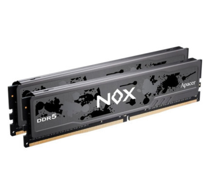 Apacer Модуль пам'яті для комп'ютера DDR5 32GB (2x16GB) 5200 MHz NOX Apacer (AH5U32G52C522MBAA-2)