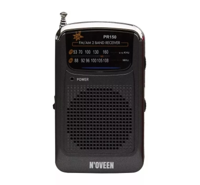 Портативний радіоприймач N'oveen PR150 Black (RL070855)