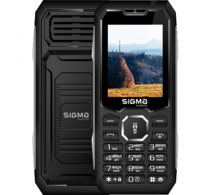 Sigma Мобільний телефон Sigma X-style 341 BRO Type-C Black (4827798368411)