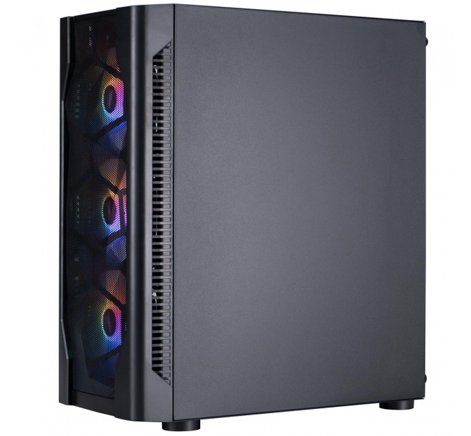 1stPlayer Корпус 1stPlayer D4-BK-4F1 Black без БЖ