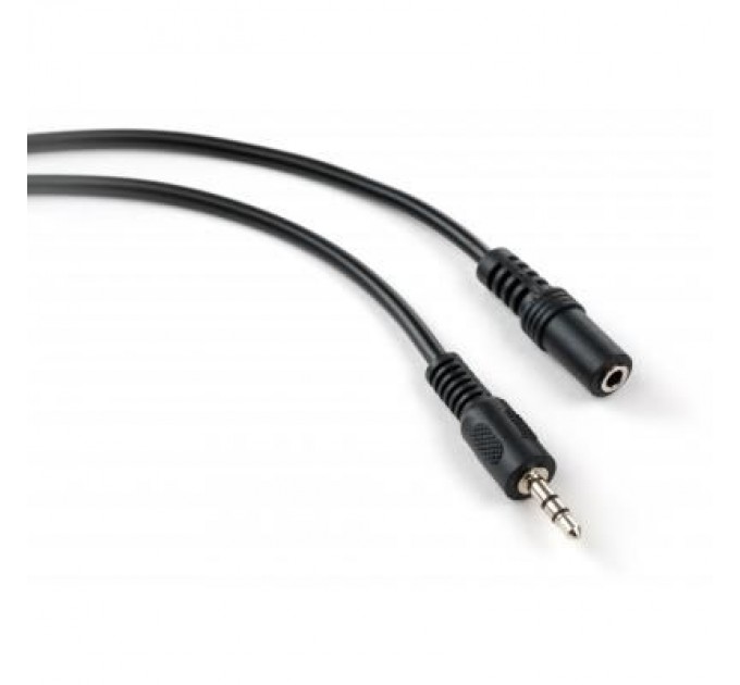 Кабель мультимедійний Jack 3.5mm M/F 1.8 m Vinga (VCPDCJ35MF1.8BK)