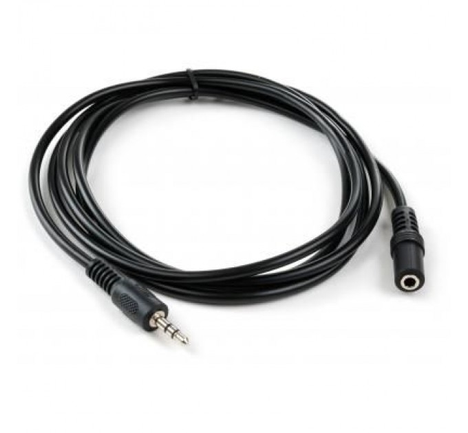 Кабель мультимедійний Jack 3.5mm M/F 1.8 m Vinga (VCPDCJ35MF1.8BK)