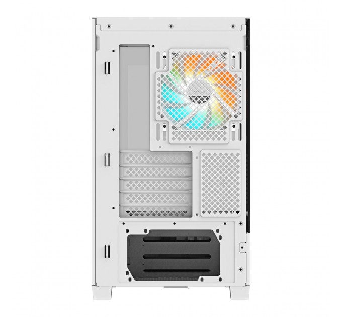 GIGABYTE Корпус Gigabyte C201 Panoramic Tempered Glass Ice без БЖ (GB-C201PI)