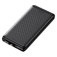 Універсальна мобільна батарея XO PB308 10000mAh 22.5W Black