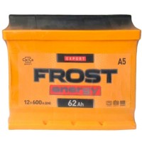 Акумулятор автомобільний FROST ENERGY 62Ah (+/-) (600EN)