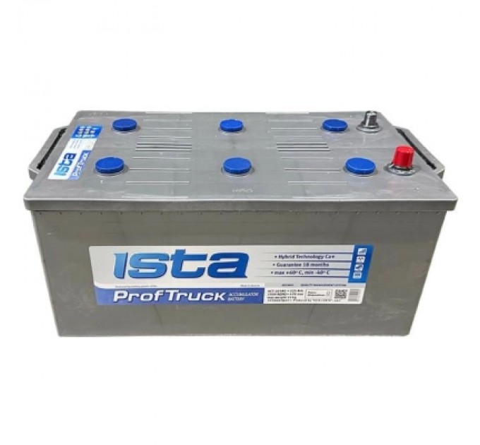 Ista Акумулятор автомобільний Ista Prof Truck 225Ah бокова(+/-) (1500EN)