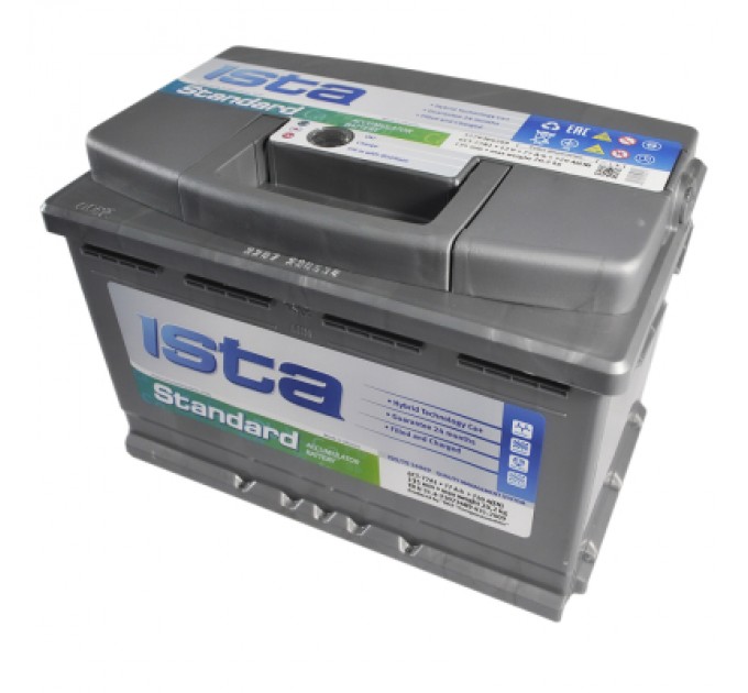 Ista Акумулятор автомобільний Ista Standard 77Ah Ев (-/+) (720EN)