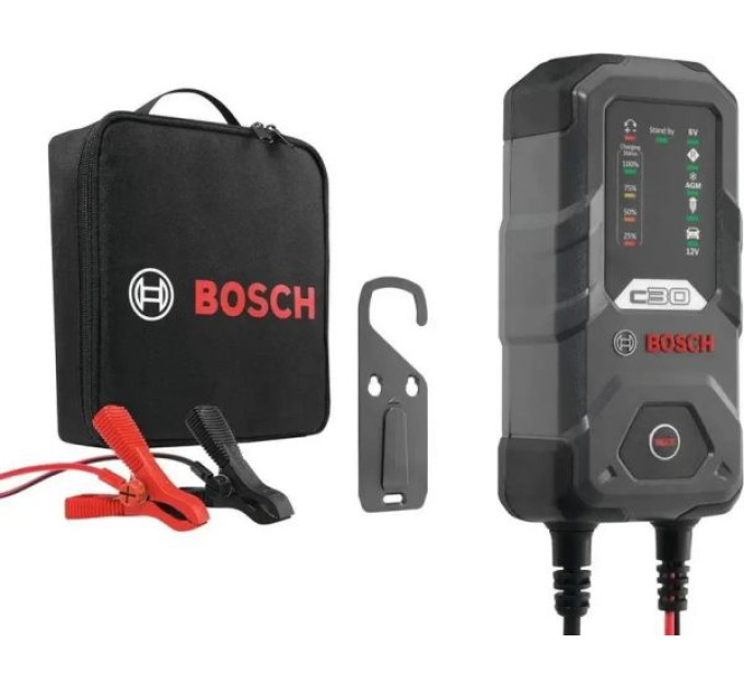 Bosch Зарядний пристрій для автомобільного акумулятора Bosch 0189911030