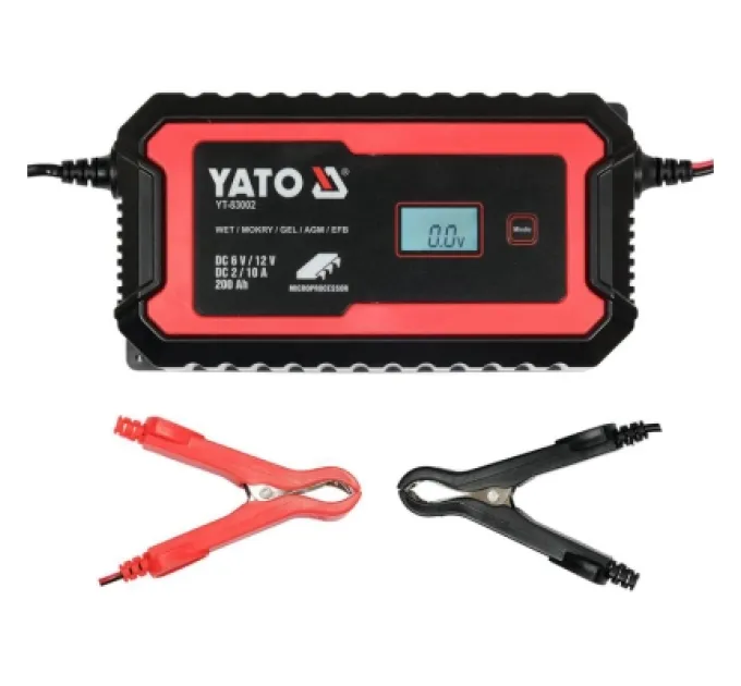 Yato Зарядний пристрій для автомобільного акумулятора Yato YT-83002