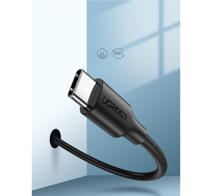 Ugreen Дата кабель USB 2.0 AM to Type-C 2.0m US287 Black Ugreen (60118)