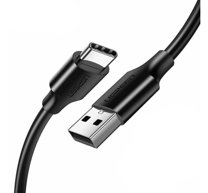 Ugreen Дата кабель USB 2.0 AM to Type-C 2.0m US287 Black Ugreen (60118)