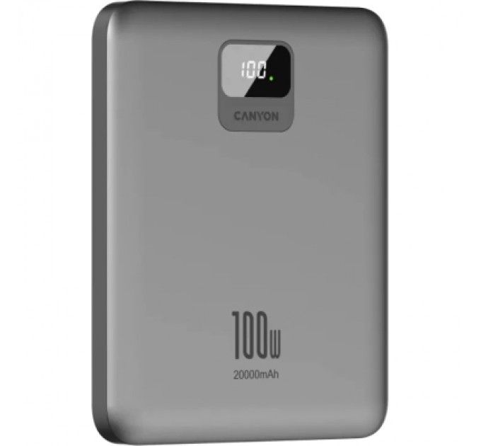 Canyon Батарея універсальна Canyon PB-2008 20000mAh PD/100W Q.C/3.0 (CNE-CPB2008DG)