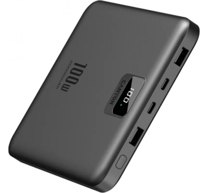 Canyon Батарея універсальна Canyon PB-2008 20000mAh PD/100W Q.C/3.0 (CNE-CPB2008DG)
