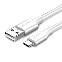 Дата кабель USB 2.0 AM to Type-C 2.0m US287 (White) Ugreen (60123)