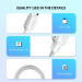 Ugreen Дата кабель USB 2.0 AM to Type-C 2.0m 3.0A 18W US288 White Ugreen (60133)