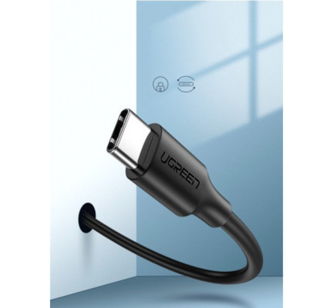 Ugreen Дата кабель USB 2.0 AM to Type-C 3.0m 3.0A 18W US287 Black Ugreen (60826)