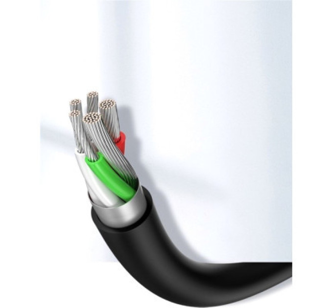 Ugreen Дата кабель USB 2.0 AM to Type-C 3.0m 3.0A 18W US287 Black Ugreen (60826)