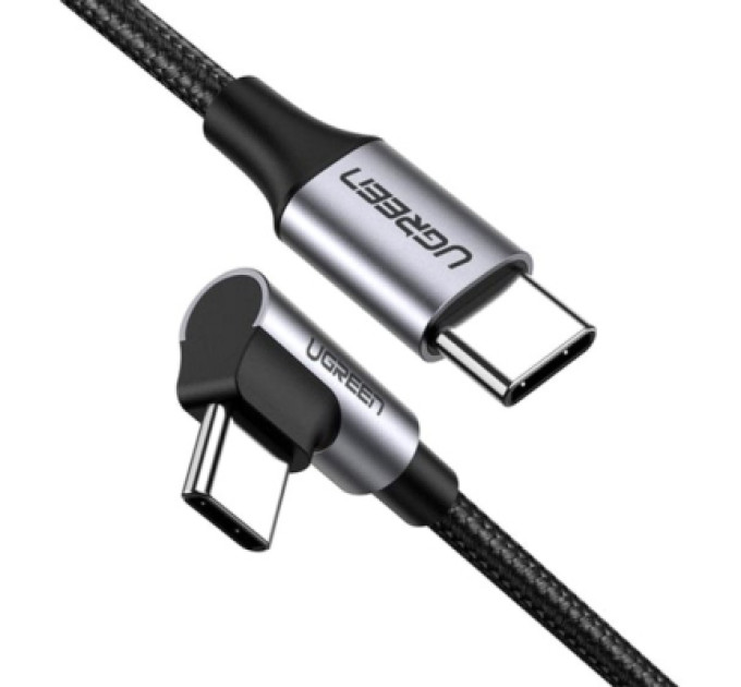 Ugreen Дата кабель USB-C to USB-C 2.0m 60W US255 Black Gray Ugreen (50125)