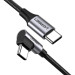 Ugreen Дата кабель USB-C to USB-C 2.0m 60W US255 Black Gray Ugreen (50125)