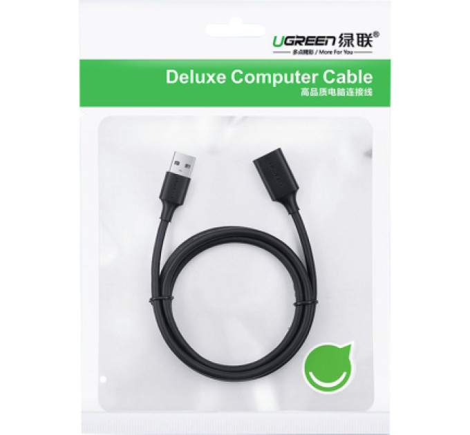 Ugreen Дата кабель USB 3.0 AM/AF 3.0m US129 Black Ugreen (30127)