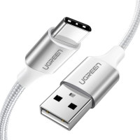Дата кабель USB 2.0 AM to Type-C 3.0m 3.0A 18W US288 White Ugreen (60409)