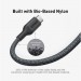 Anker Дата кабель USB-C to USB-C 1.8m 140W bio-nylon 544 black Anker (A80F6H11)