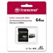 Transcend Карта пам'яті Transcend 64GB microSDXC class 10 UHS-I U3 A2 (TS64GUSD340S)