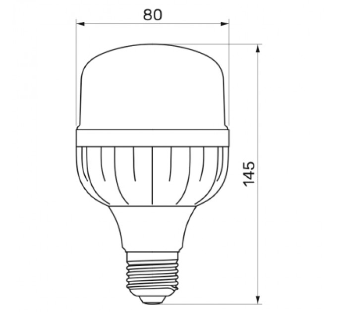 TITANUM Лампочка TITANUM A80 20W E27 6500К (TL-HA80-20276)