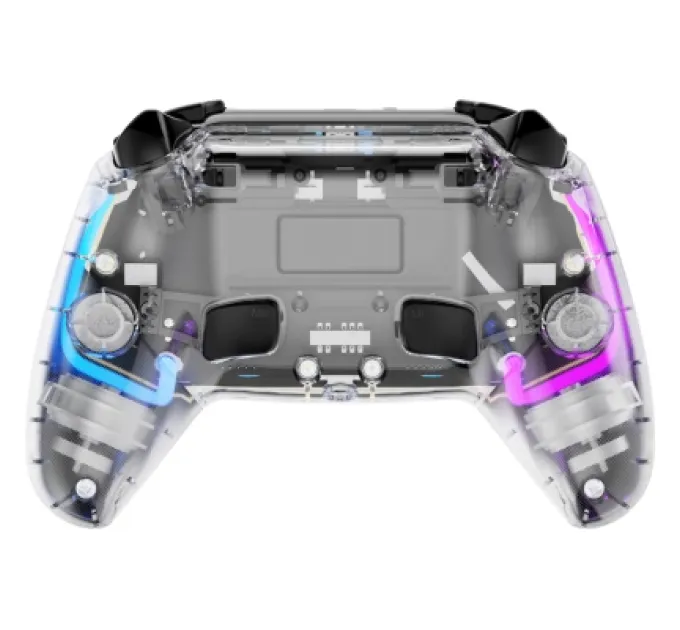 GamePro Геймпад GamePro GPS13T BT 5.3/USB/PC/iOS/Android/PS3/PS4 RGB Transparent (GPS13T)