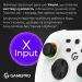 GamePro Геймпад GamePro GPX13W 2.4G/BT 5.1/USB/PC/iOS/Android RGB White (GPX13W)