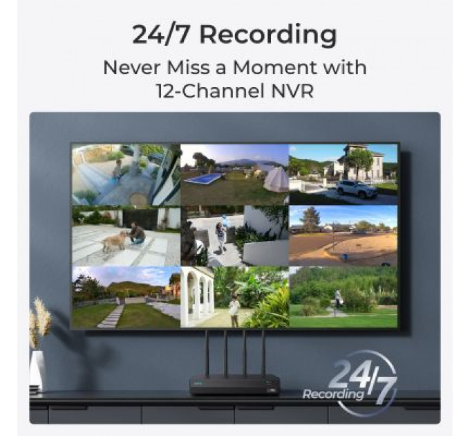 Реєстратор для відеоспостереження Reolink NVS12W