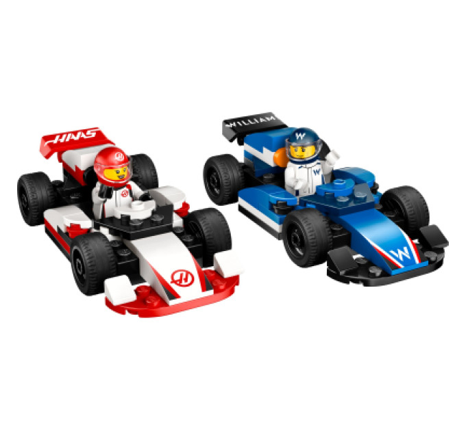 LEGO Конструктор LEGO City Автомобілі для перегонів F1 команд Williams Racing та Haas F1 (60464)