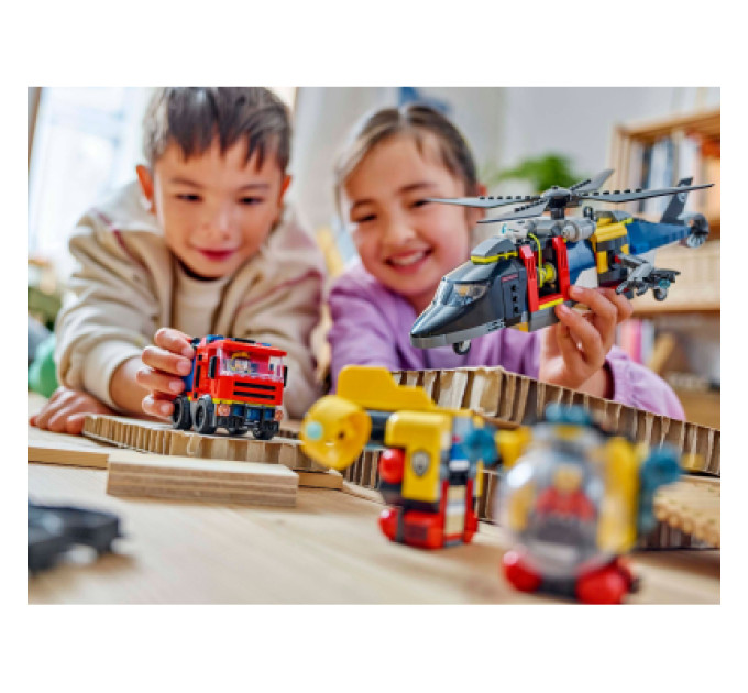 LEGO Конструктор LEGO City Ремікс вертольотів, пожежних машин і підводних човнів (60462)
