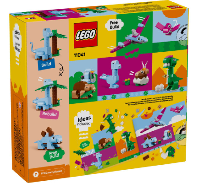 LEGO Конструктор LEGO Classic Творчі динозаври (11041)