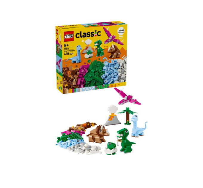 LEGO Конструктор LEGO Classic Творчі динозаври (11041)