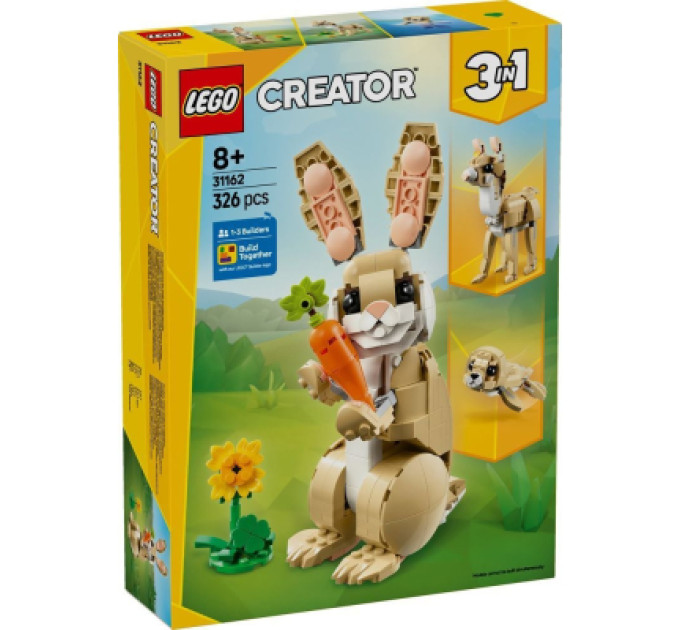LEGO Конструктор LEGO Creator Чарівне кроленя (31162)