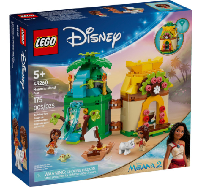 LEGO Конструктор LEGO Disney Острівні розваги Ваяни (43260)
